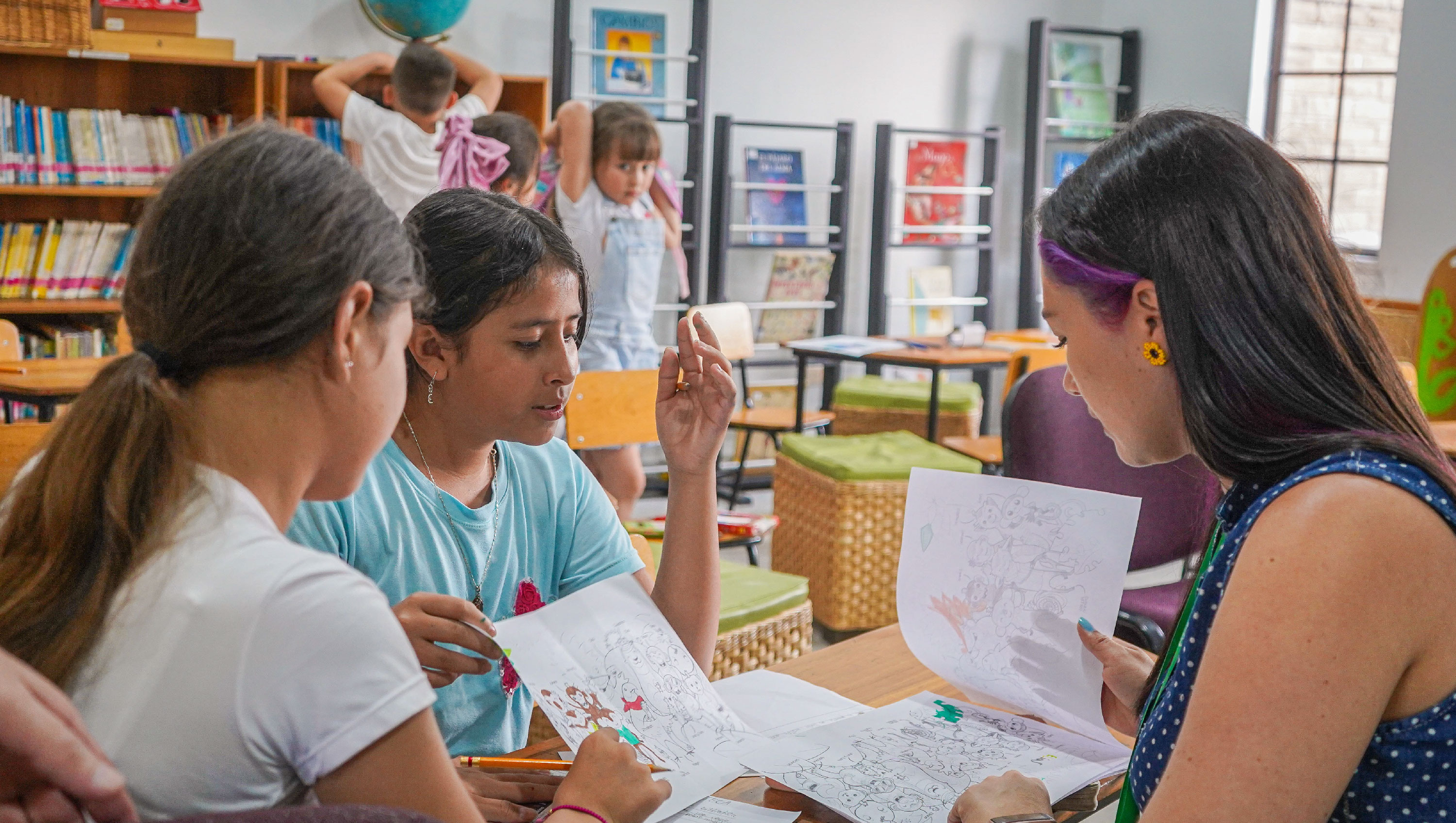 Talleres de escritura creativa para niños, niñas, adolescentes y docentes de la IENSP con la Biblioteca Pública