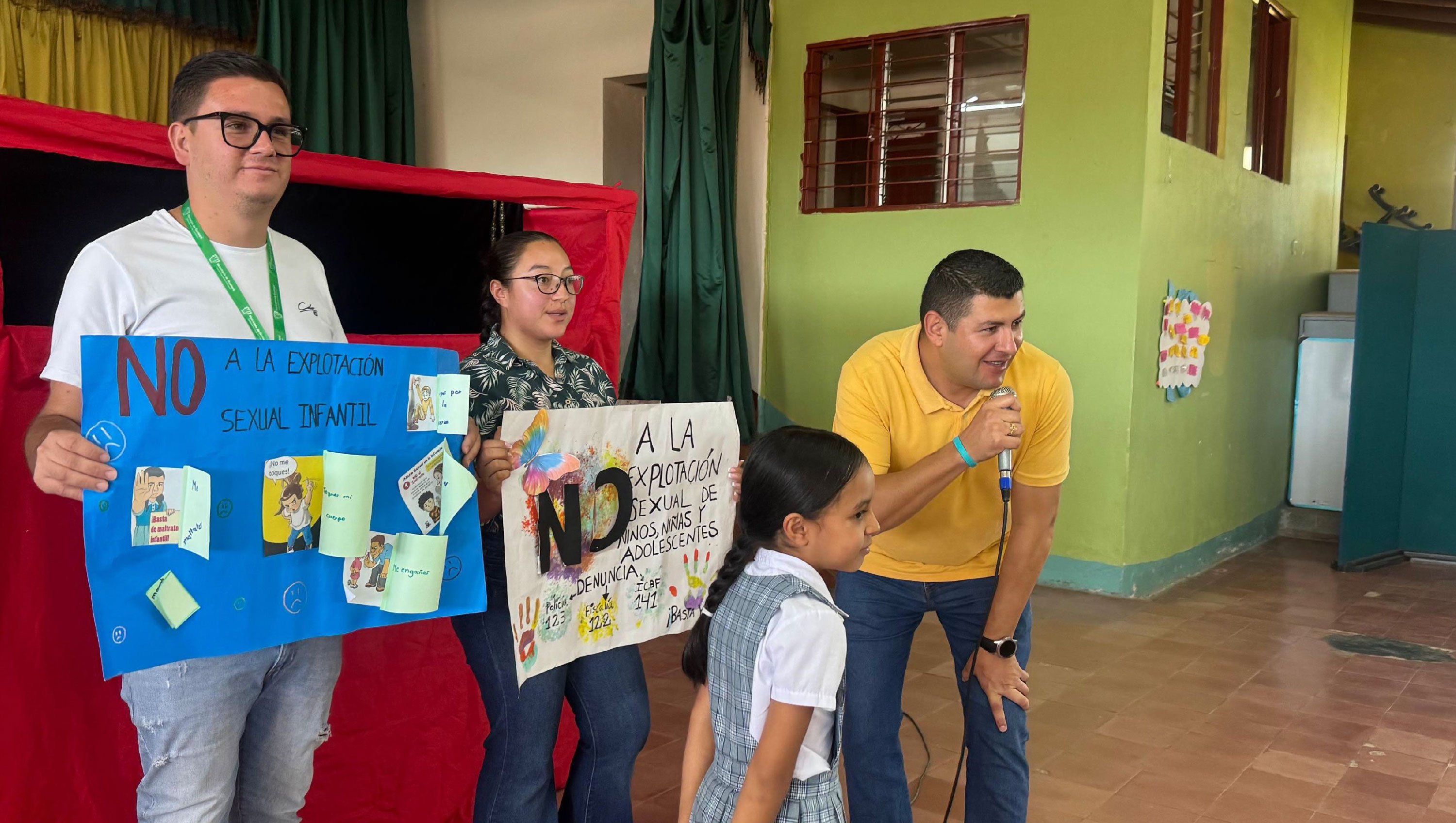 Festival de prevención de la ESCNNA con los estudiantes de primaria de la IENSP