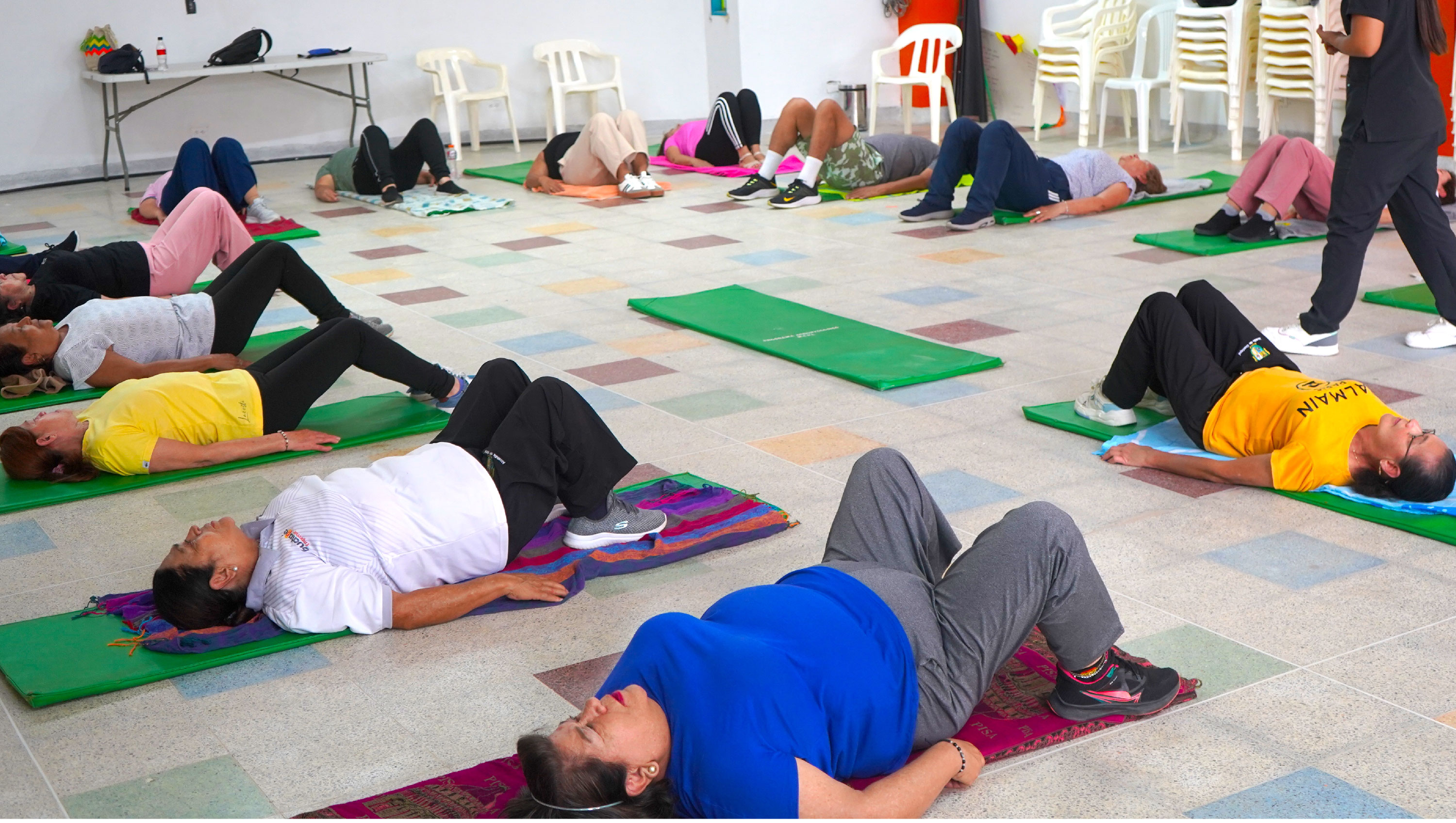 Inicio de procesos de fisioterapia para adultos mayores del Centro DIA Gerontológico y el grupo de discapacidad